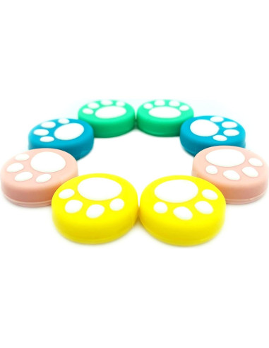 Tapa de Pulgar Silicona 4 Colores para Joy-Con Nintendo Switch