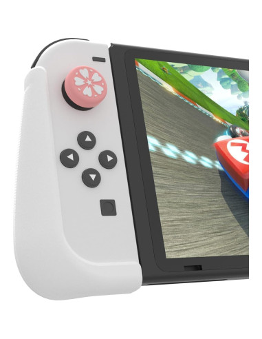 Agarre y tapas de pulgar MystiForge para Nintendo Switch