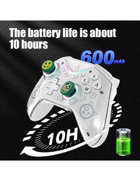 Controlador Inalámbrico SHUTTLECOCK para Switch/PC/Android/iOS