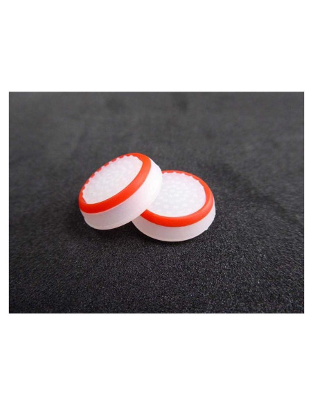 Cubierta de Silicona para Joystick Joy-Con Switch - Blanco y Rojo