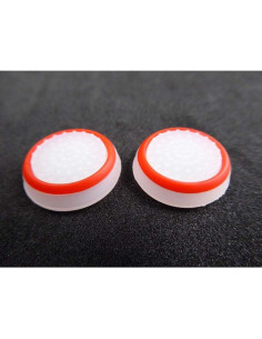 Cubierta de Silicona para Joystick Joy-Con Switch - Blanco y Rojo 2