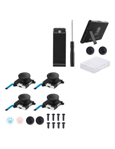 Reemplazo Joystick Joycon 4 Pack JAOYSTII Negro
