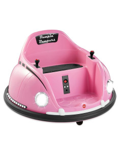 Coche Eléctrico Rosa para Niños 1.5-6 Años Control Remoto
