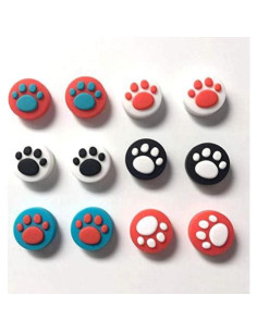 4 Tapas de Silicona Antideslizantes para Joystick Switch 2