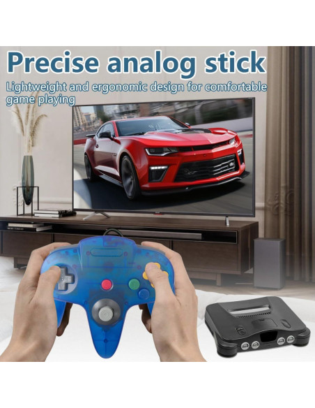 Controlador con cable YYU para N64 - 2 piezas, 1.8 m