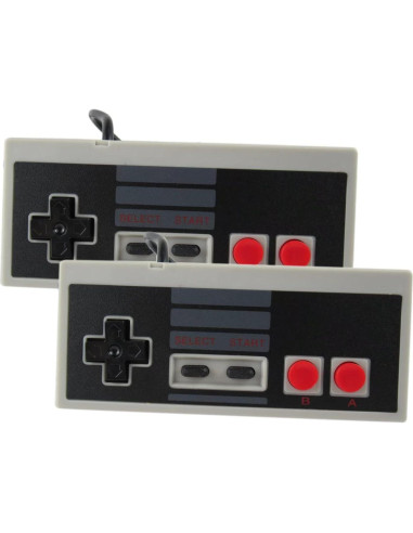 Controlador por Cable Hevituwhe NES para PC y Mac - Paquete de 2