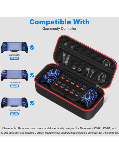 Controlador Gammeefy JC202 + Estuche de Viaje Personalizado