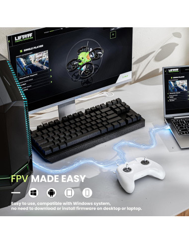 Controlador Remoto STARDRONE S8 para Simulador de Drones FPV