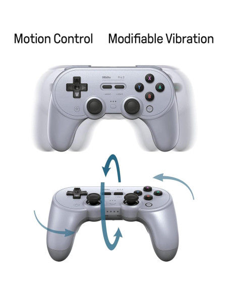 Controlador Inalámbrico 8Bitdo Pro 2 Joystick Efecto Hall