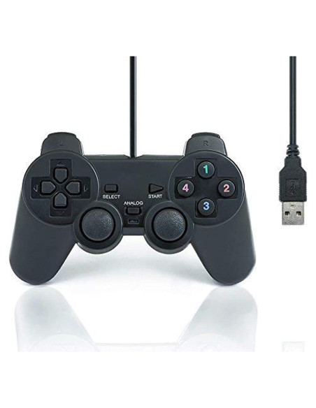 Controlador de Juego USB QUMOX L220U 10 Botones PC