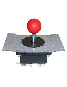 Joystick Super 4 Vías Suzo-Happ para Pac-Man con Perilla Roja