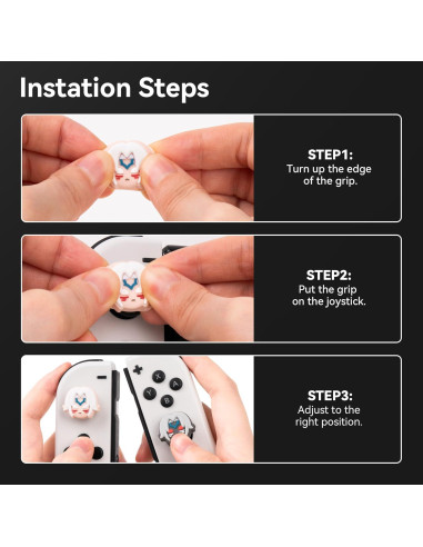 Tapas de Pulgar Yocore para Switch y Lite - 4 Pcs