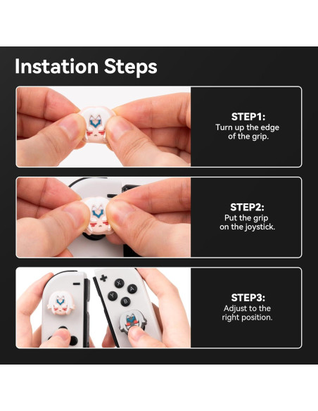 Tapas de Pulgar Yocore para Switch y Lite - 4 Pcs