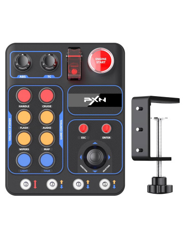 Caja de Botones de Carreras PXN CB1 30 Botones RGB PC