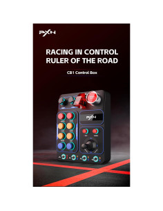 Caja de Botones de Carreras PXN CB1 30 Botones RGB PC 2
