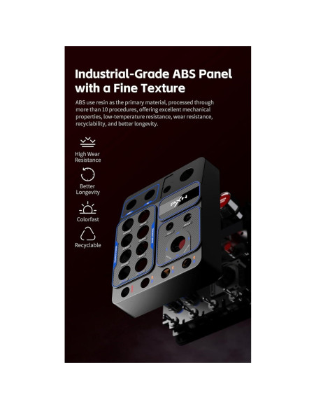 Caja de Botones de Carreras PXN CB1 30 Botones RGB PC