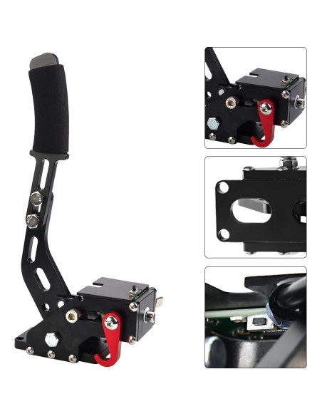 Freno de Mano USB CNRAQR para PS4/PS5 y PC 16-Bit