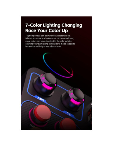 Caja de Botones de Carreras PXN CB1 30 Botones RGB PC