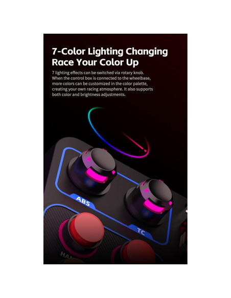 Caja de Botones de Carreras PXN CB1 30 Botones RGB PC