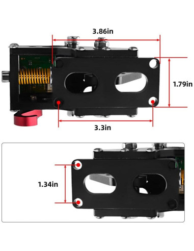 Freno de Mano USB CNRAQR para PS4/PS5 y PC 16-Bit