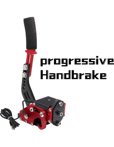 Freno de Mano USB YESHMA Rojo Sensor Hall 64 Bit