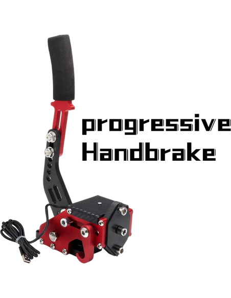 Freno de Mano USB YESHMA Rojo Sensor Hall 64 Bit