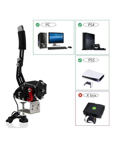 Freno de Mano USB YESHMA para G29 PS4/PS5 + PC 64 bits