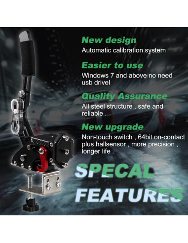 Freno de Mano USB YESHMA para G29 PS4/PS5 + PC 64 bits