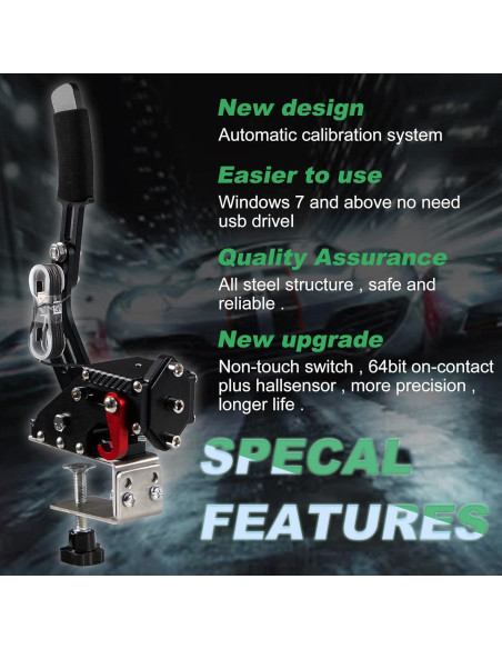 Freno de Mano USB YESHMA para G29 PS4/PS5 + PC 64 bits