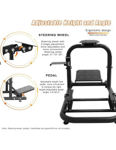 Cockpit Simulador de Carreras Marada Ajustable Compatible 2