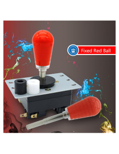 Joystick de Lucha CROWN 309 Helpme Rojo para Arcade