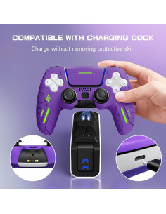 Funda de Silicona Antideslizante JEMDO para Controlador PS5 2