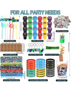 Suministros de Fiesta de Videojuegos LiYiQ 292 Pcs 2