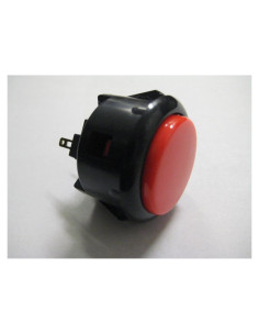 Botón de Arcade Sanwa OBSF-30 Naranja/Negro OEM 30mm