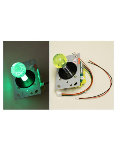 Joystick de Arcade RetroArcade LED Iluminado 8/4 Vías Verde