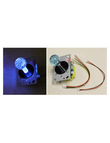 Joystick de Arcade RetroArcade LED Iluminado 8/4 Vías 34.7mm