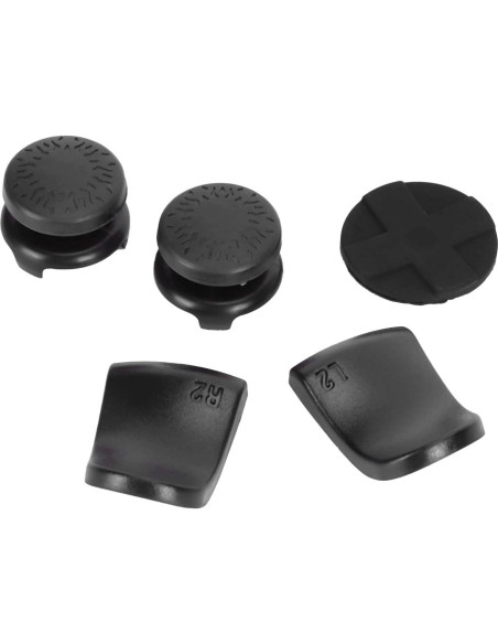 5 en 1 Agarre de Pulgar GOWENIC para Controlador Negro