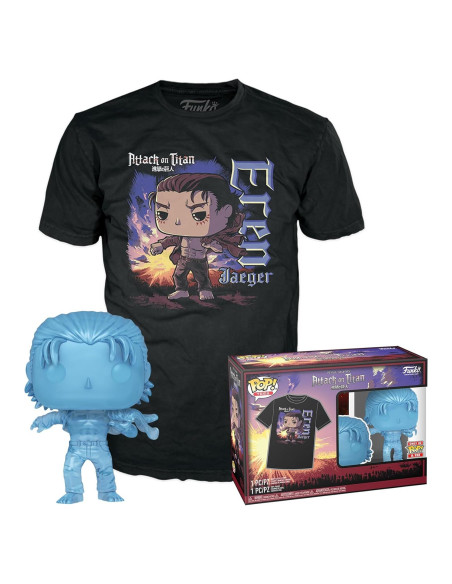 Camiseta Funko Pop! Ataque de los Titanes Eren - XS Camiseta Funko Pop! Ataque de los Titanes Eren - XS
