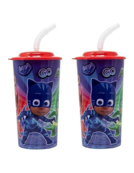Vasos Deportivos PJ Masks Zak Designs 473 ml - Set de 2