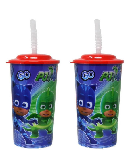 Vasos Deportivos PJ Masks Zak Designs 473 ml - Set de 2