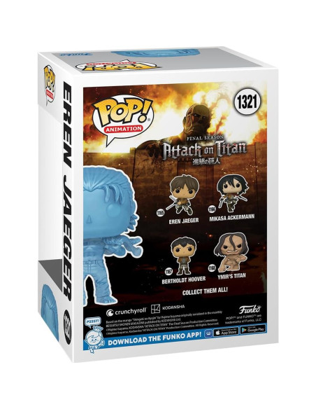 Camiseta Funko Pop! Ataque de los Titanes Eren - XS Camiseta Funko Pop! Ataque de los Titanes Eren - XS