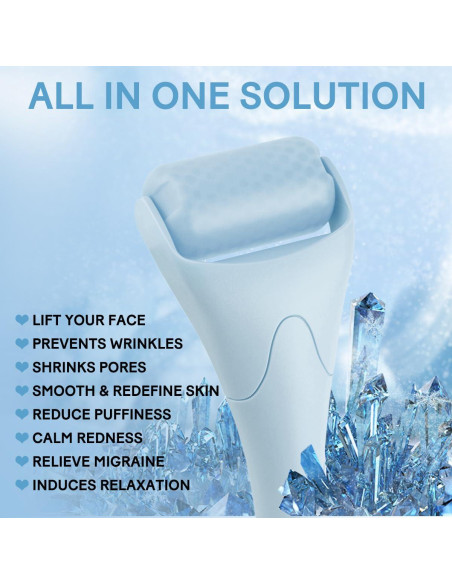 Rodillo de Hielo Fronnor para Cara y Ojos - Azul Humo Rodillo de Hielo Fronnor para Cara y Ojos - Azul Humo