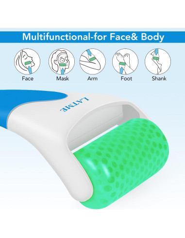 Rodillo de Hielo LATME para Cara y Ojos - Alivio de Hinchazón