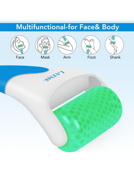 Rodillo de Hielo LATME para Cara y Ojos - Alivio de Hinchazón