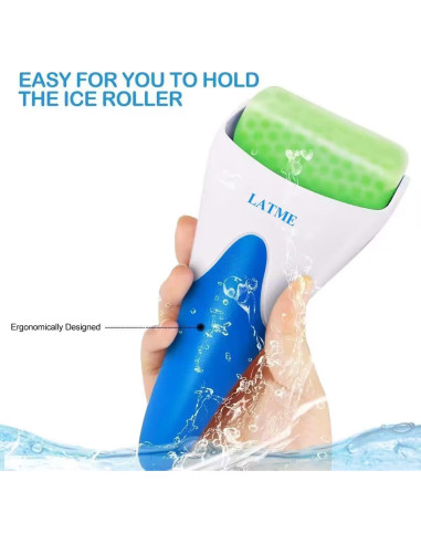 Rodillo de Hielo LATME para Cara y Ojos - Alivio de Hinchazón