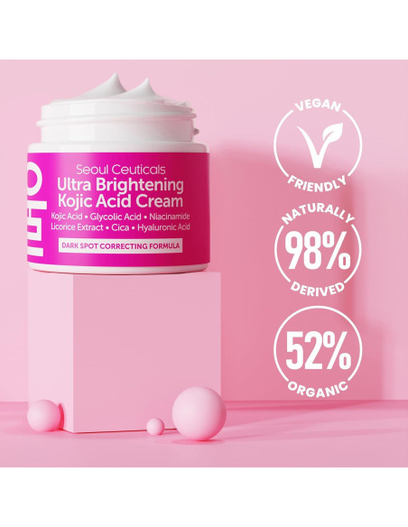 Crema Aclaradora SeoulCeuticals 56.7g - Ácido Kójico + Glicólico