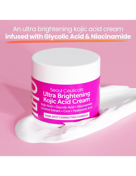 Crema Aclaradora SeoulCeuticals 56.7g - Ácido Kójico + Glicólico