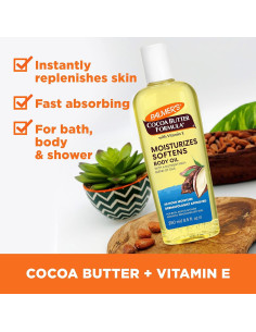 Aceite Corporal Palmer's Manteca de Cacao 240 ml Hidratante 2