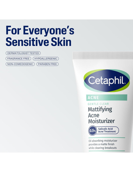 Hidratante Facial Cetaphil 85 g Matificante para Acné