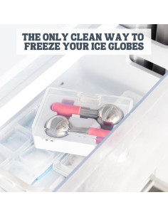 Esferas de Hielo Eli con Amor - Rodillo Facial 2X - Blanco 2